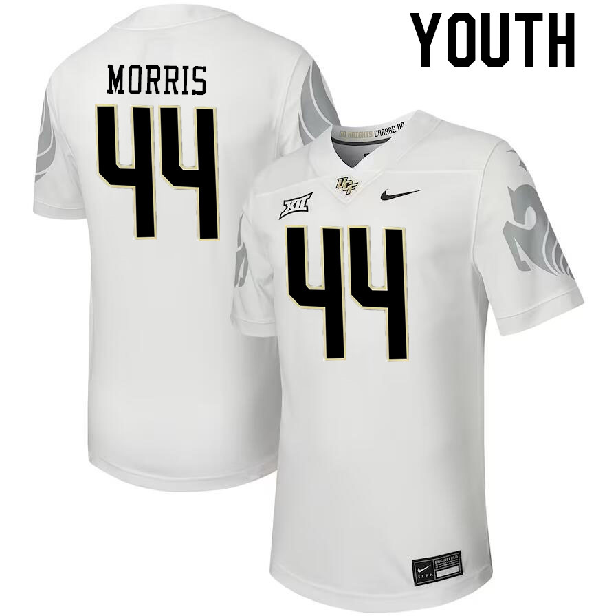 Youth #44 Evan Morris UCF Knights Big 12 Conference College Football Jerseys Stitched-Black